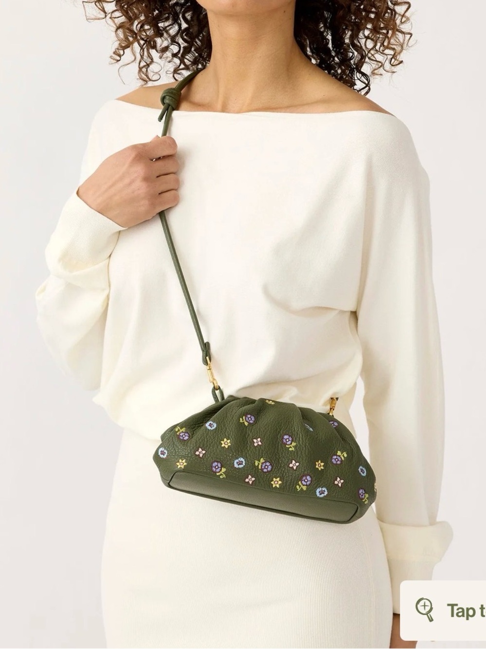💚Vera Bradley Small Taber Crossbody Bag
Meadow Bouquet Bronze Green in Leather💚 - Picture 2 of 9